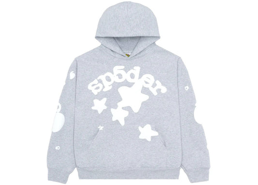 1:1 SP1DER Beluga Hoodie Heather Grey